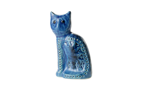 BITOSSI ビトッシ リミニブルー ネコ No.119 ディスプレイ雑貨 オブジェ アルド ロンディ イタリア製 猫 ねこ 47661 Rimini Blue - Cat No.119 by Aldo Londi for Bitossi Ceramiche | SCP