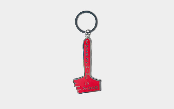 Everything Is Good keyring by David Shrigley for Shrig Shop | SCP