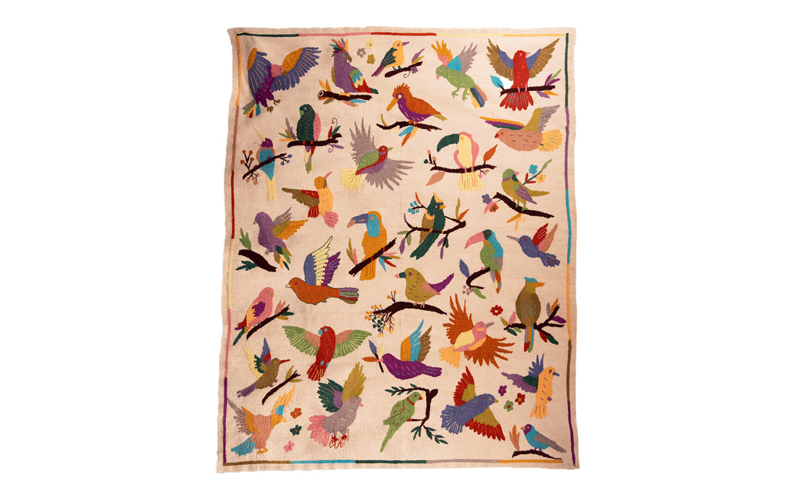 Suzani wall hanging - birds