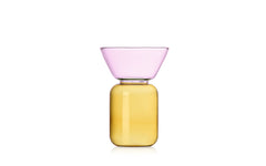 Gelée vase - yellow & pink
