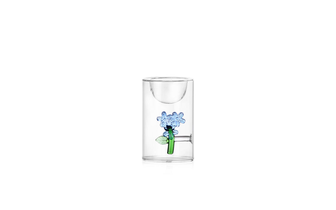 Botanica egg cup - light blue flower