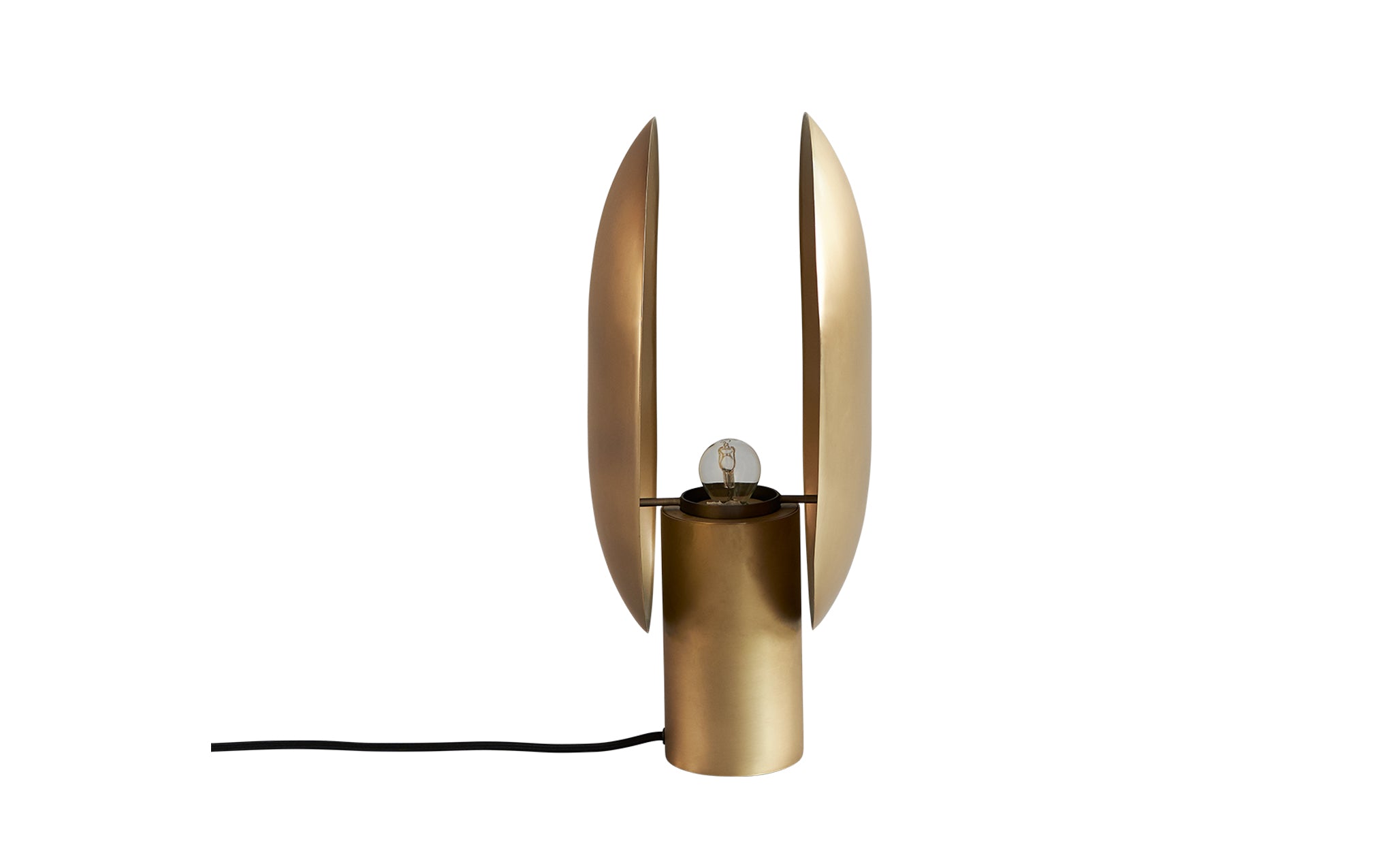 Clam table lamp