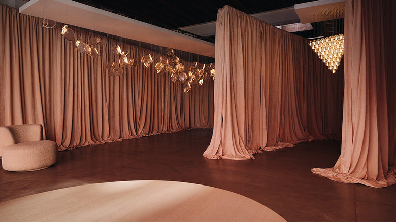 14 Geometric chandelier