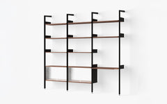 Rombe shelving system - configuration J
