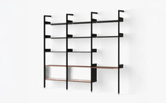 Rombe shelving system - configuration J