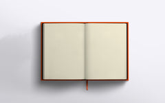 Blank Canvas A5 sketchbook - orange