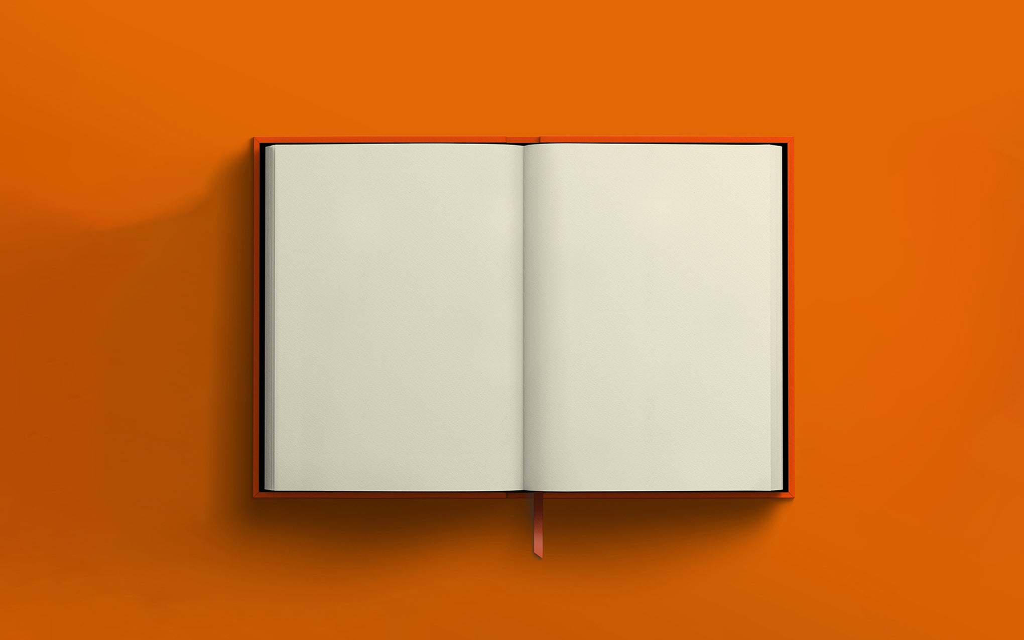 Blank Canvas A5 sketchbook - orange