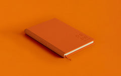 Blank Canvas A5 sketchbook - orange