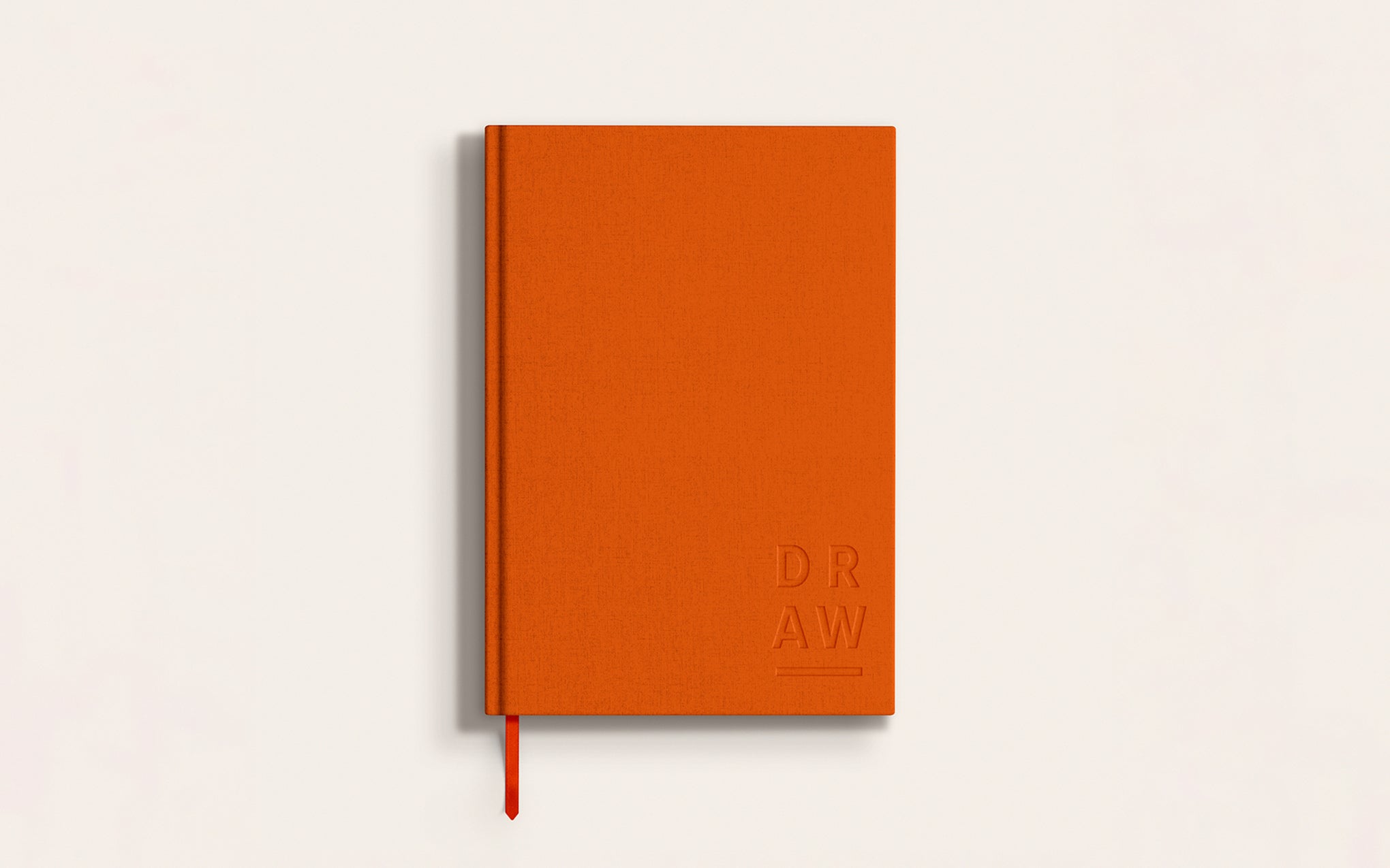 Blank Canvas A5 sketchbook - orange
