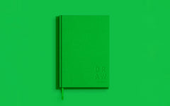 Blank Canvas A5 sketchbook - green