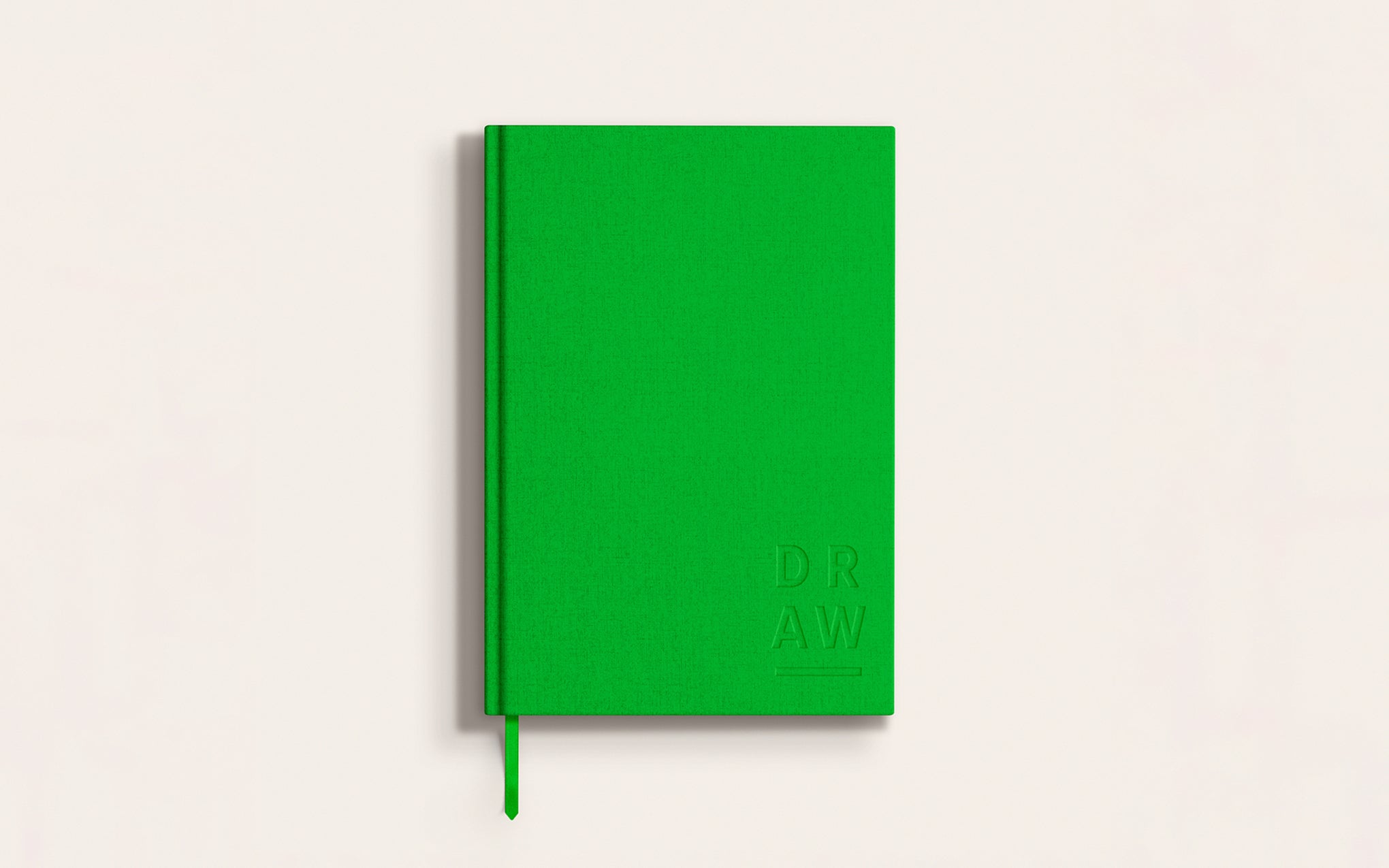 Blank Canvas A5 sketchbook - green