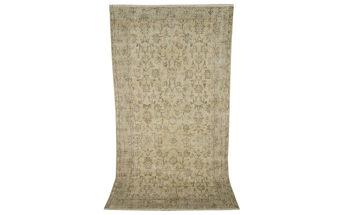 Vintage shaved rug - beige