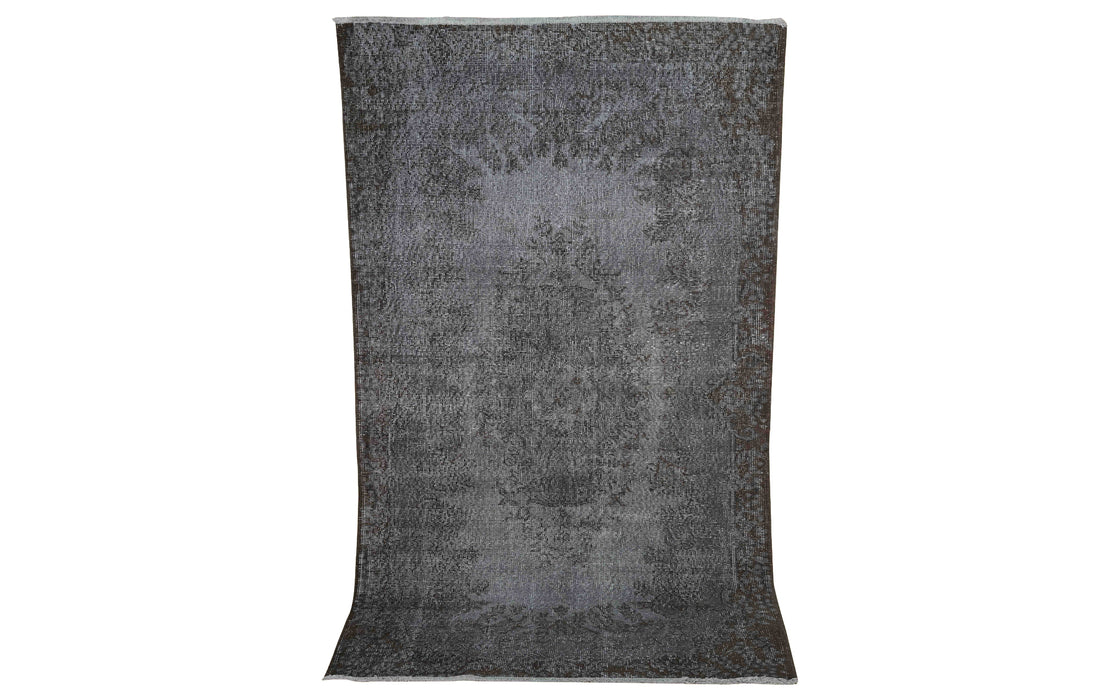 Vintage shaved rug - dark blue