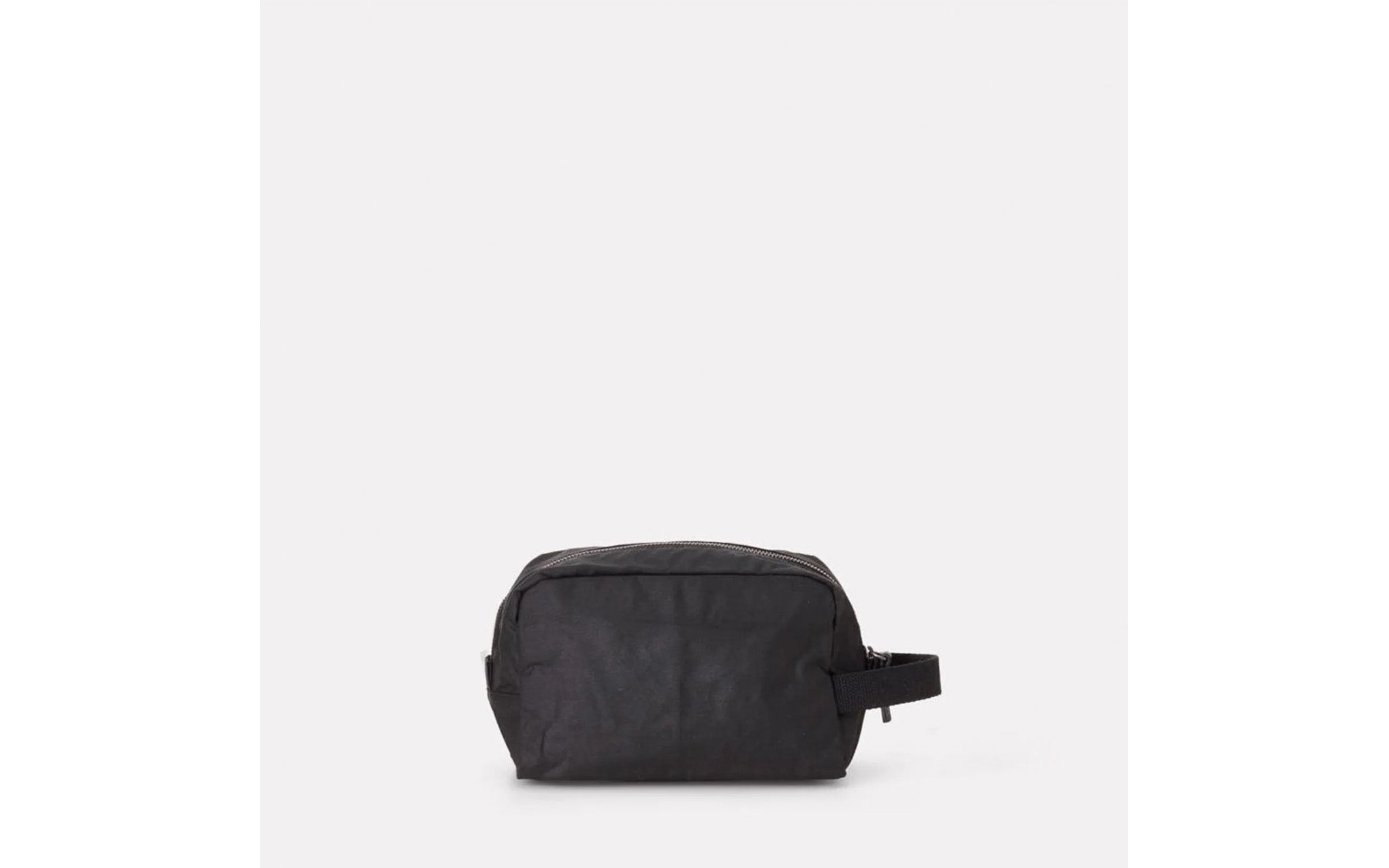 Simon waxed cotton washbag