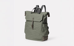 Fin waxed cotton backpack