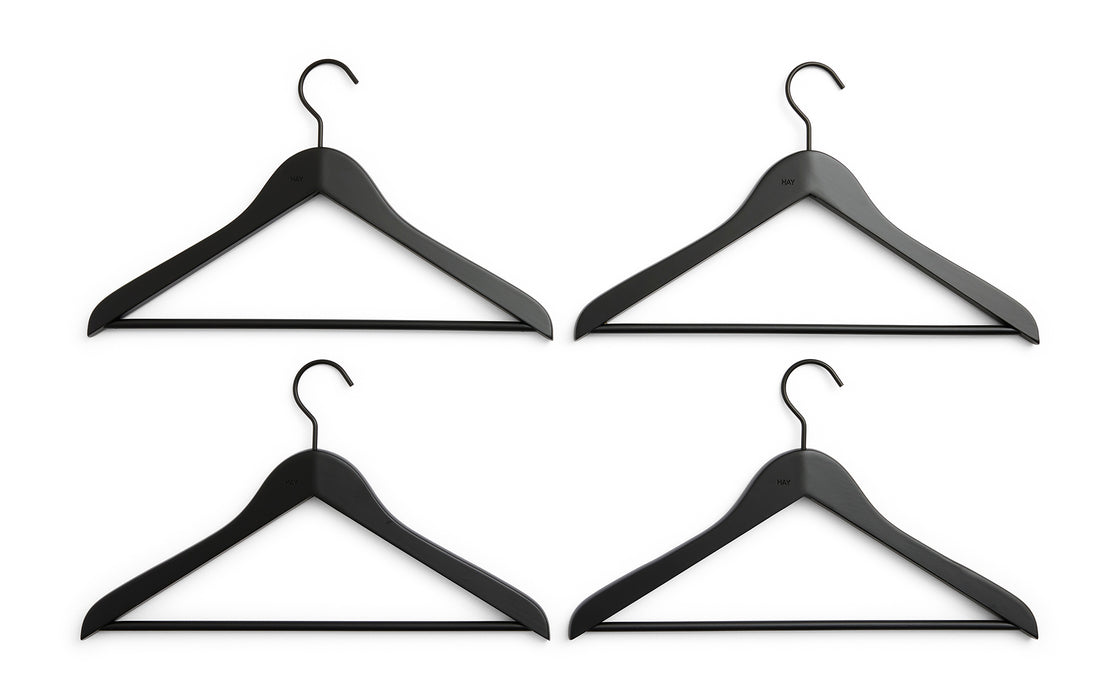 Smooth coat hanger - set of 4