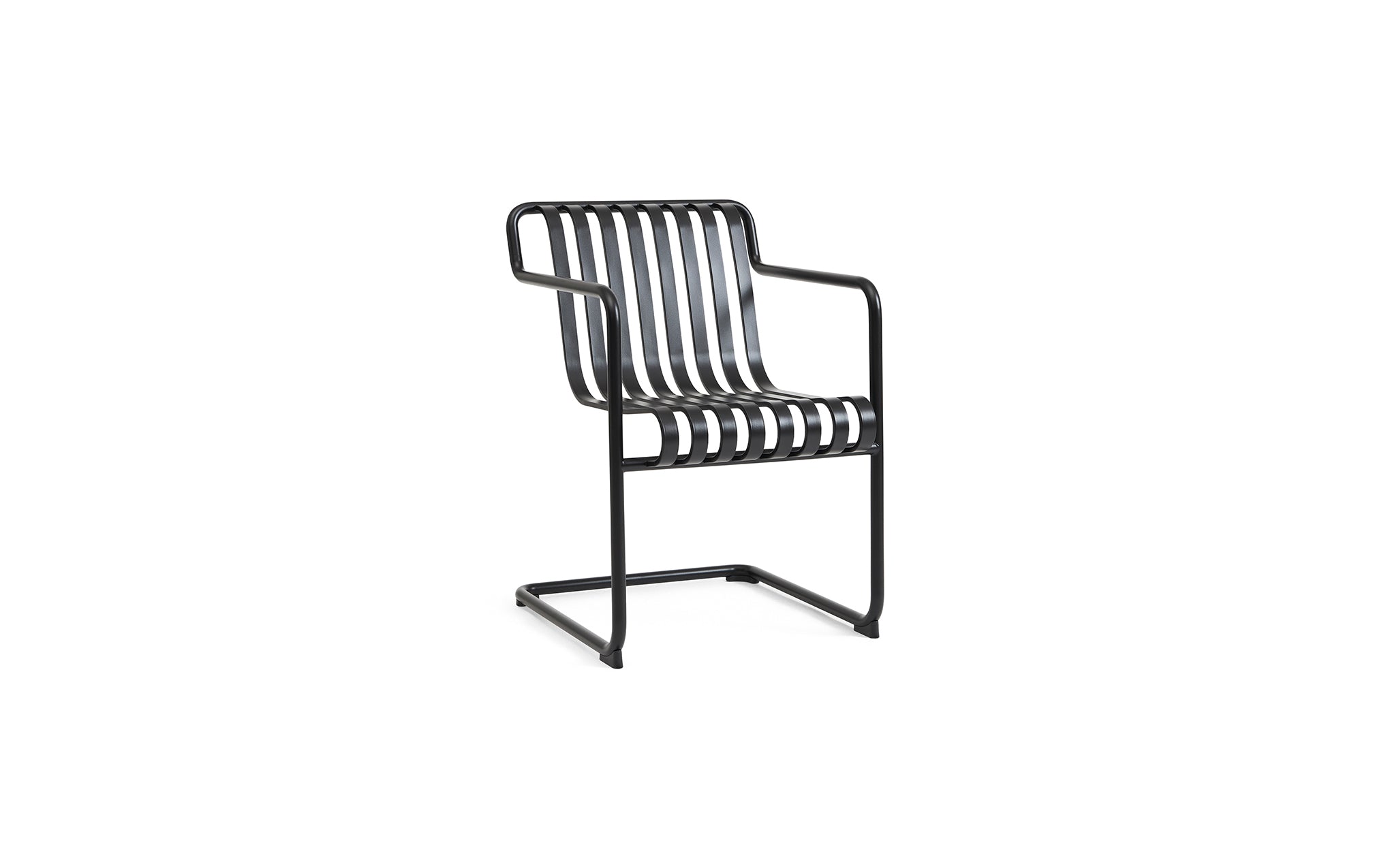 Palissade cantilever dining armchair