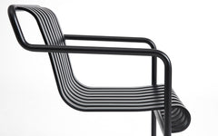 Palissade cantilever dining armchair