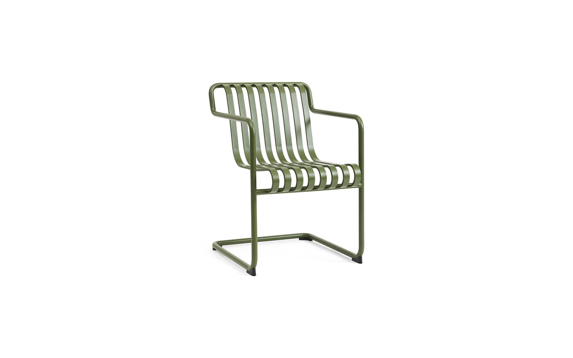 Palissade cantilever dining armchair