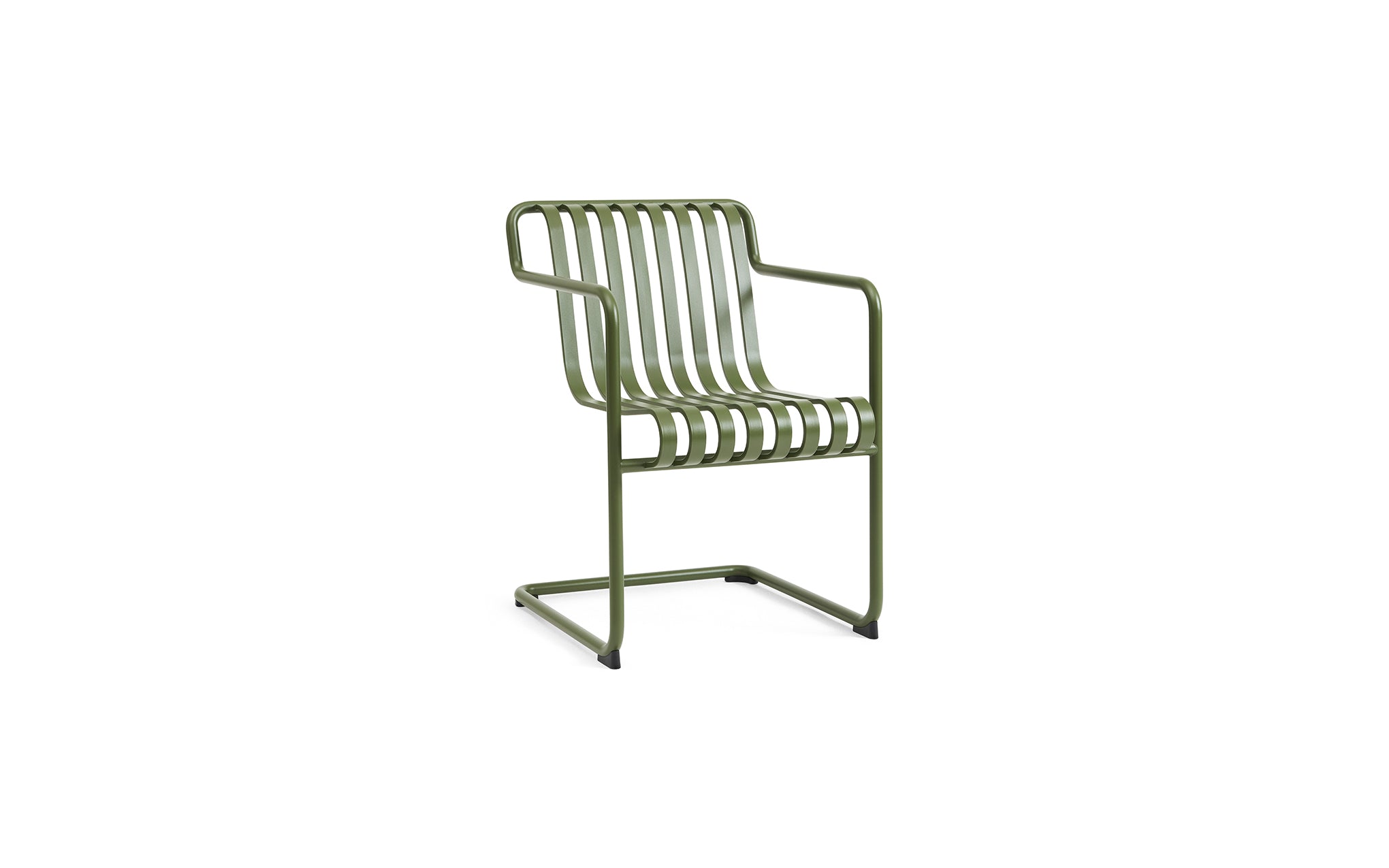 Palissade cantilever dining armchair