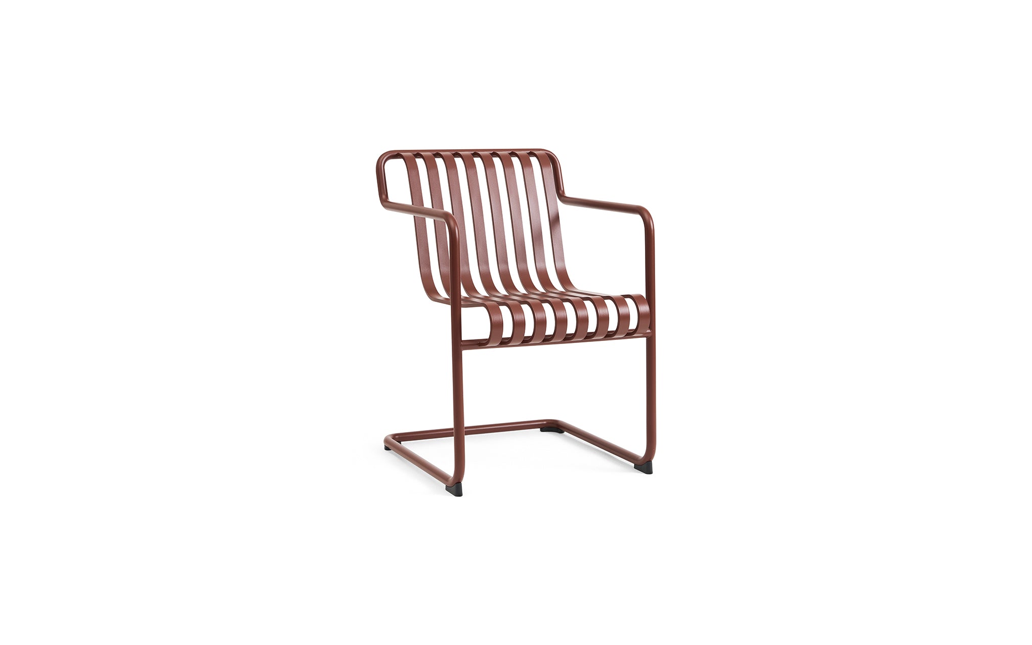 Palissade cantilever dining armchair