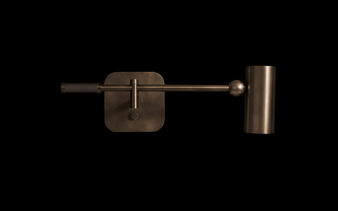 Cylinder reading sconce