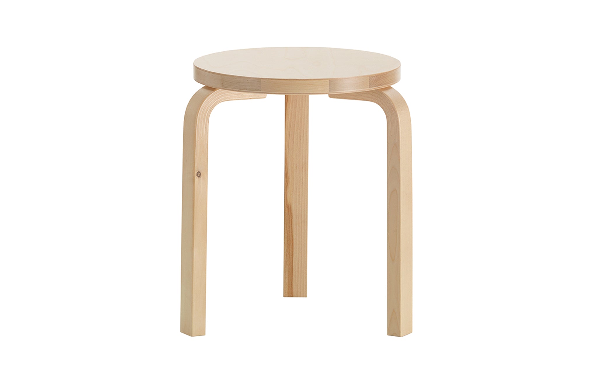 Stool 60 - 3 legs by Alvar Aalto for Artek | SCP