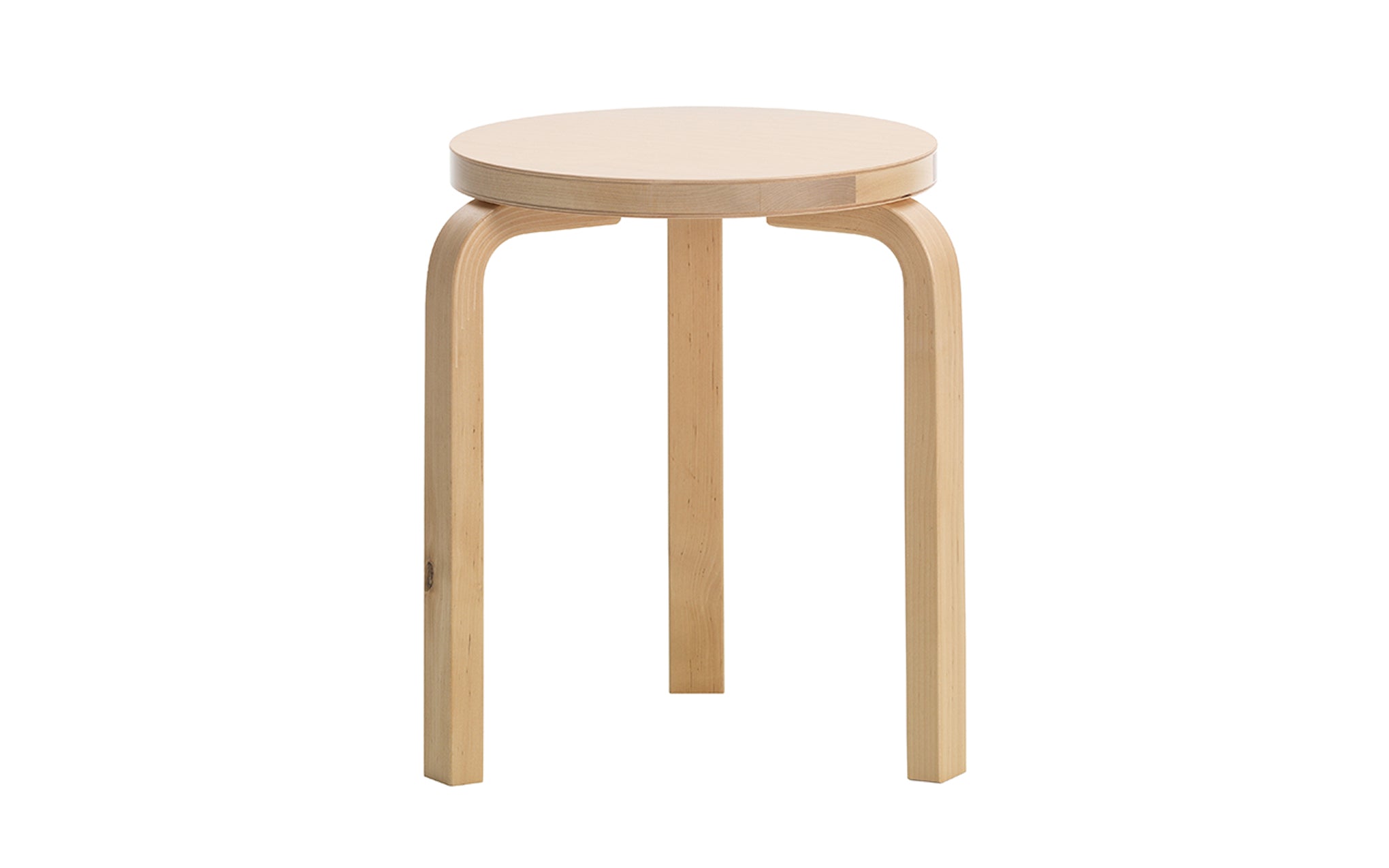 Stool 60 - 3 legs by Alvar Aalto for Artek | SCP