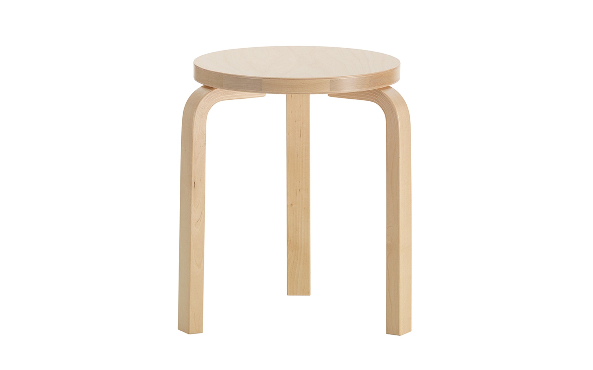 Stool 60 - 3 legs by Alvar Aalto for Artek | SCP