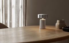 Column portable table light