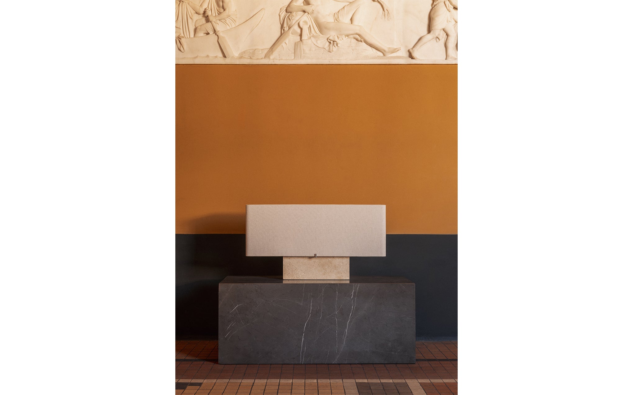 Nonna table lamp - travertine