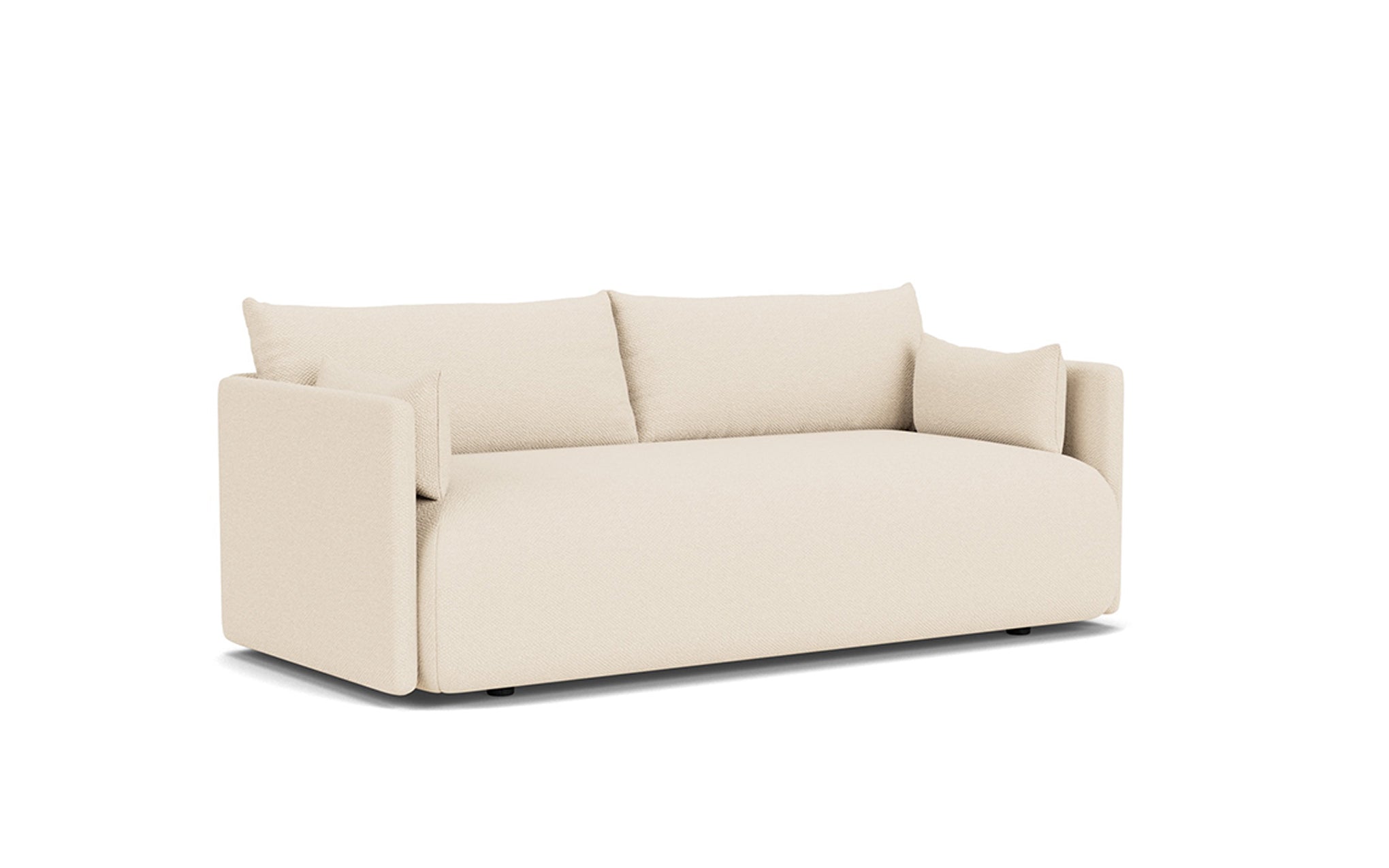 Offset two seat sofa