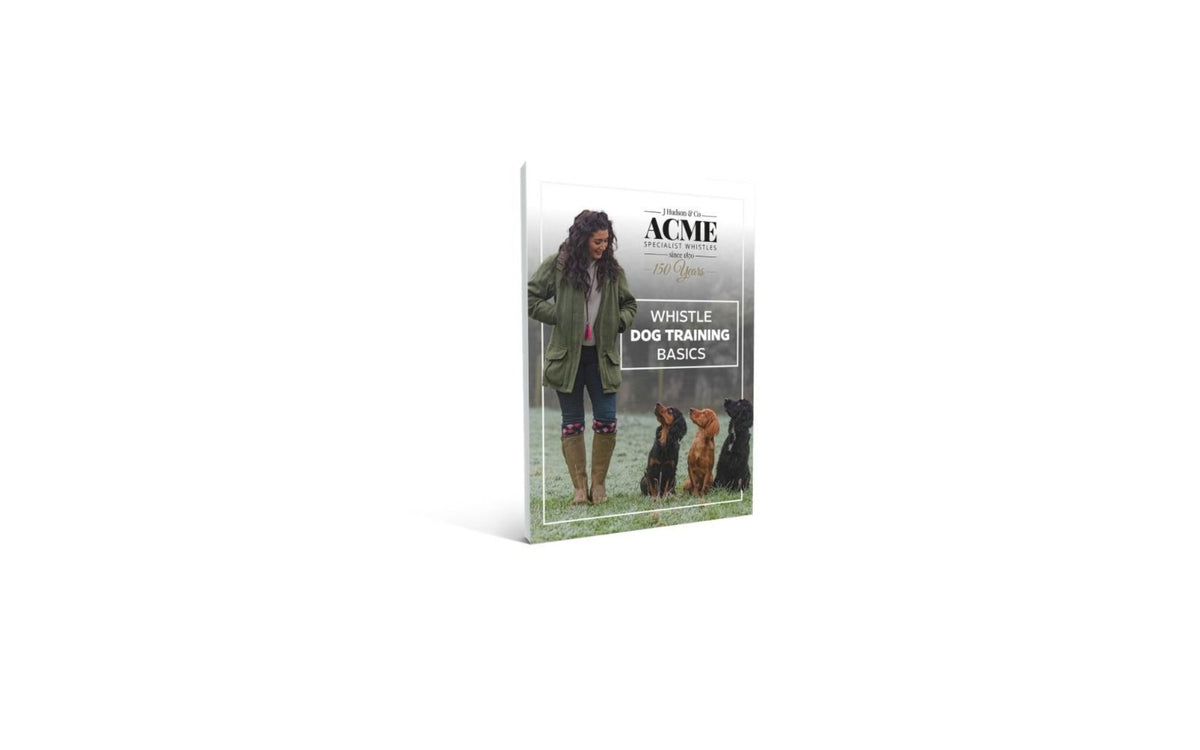 Acme silent dog whistle with lanyard & training guide