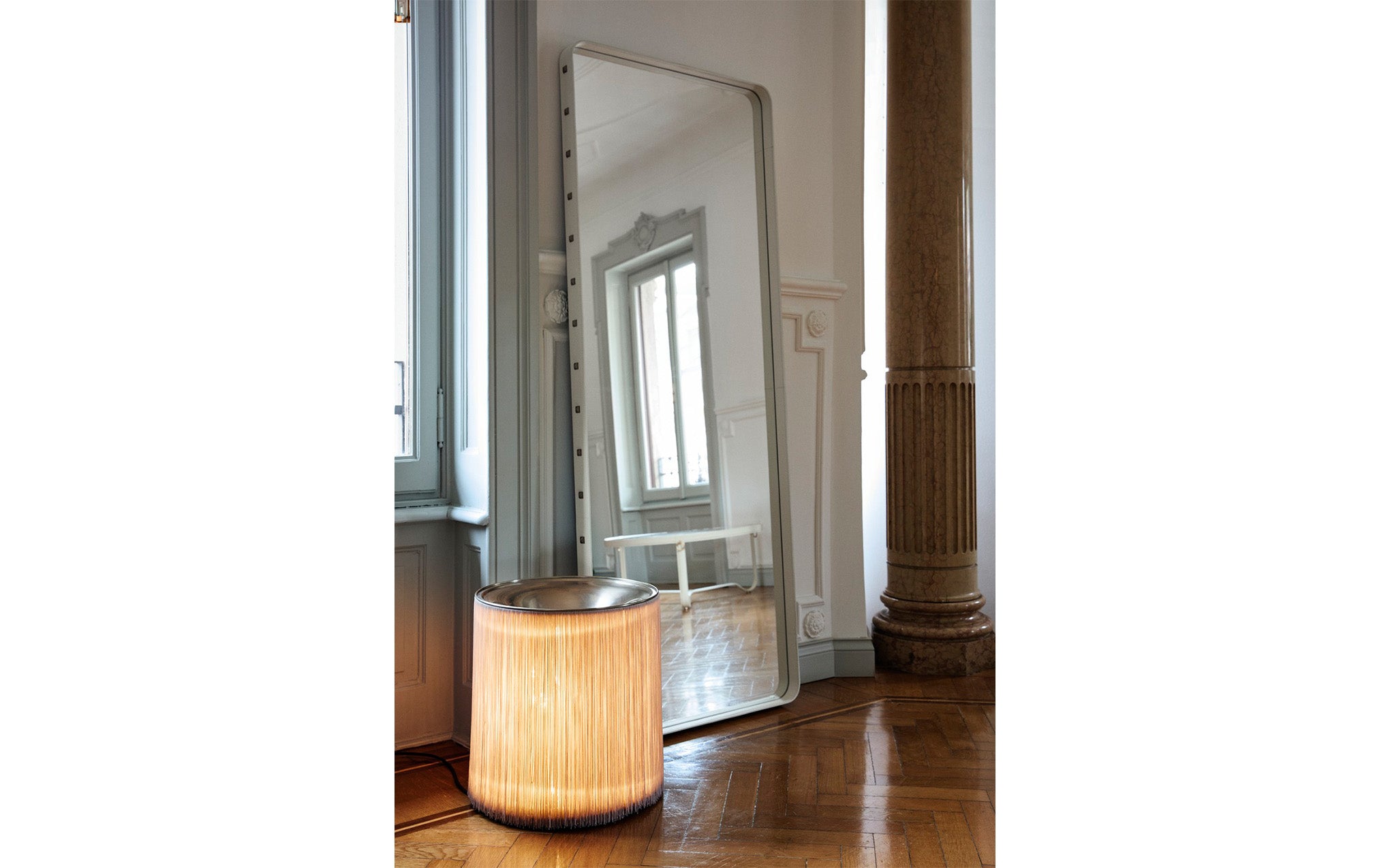 Adnet wall mirror - rectangular