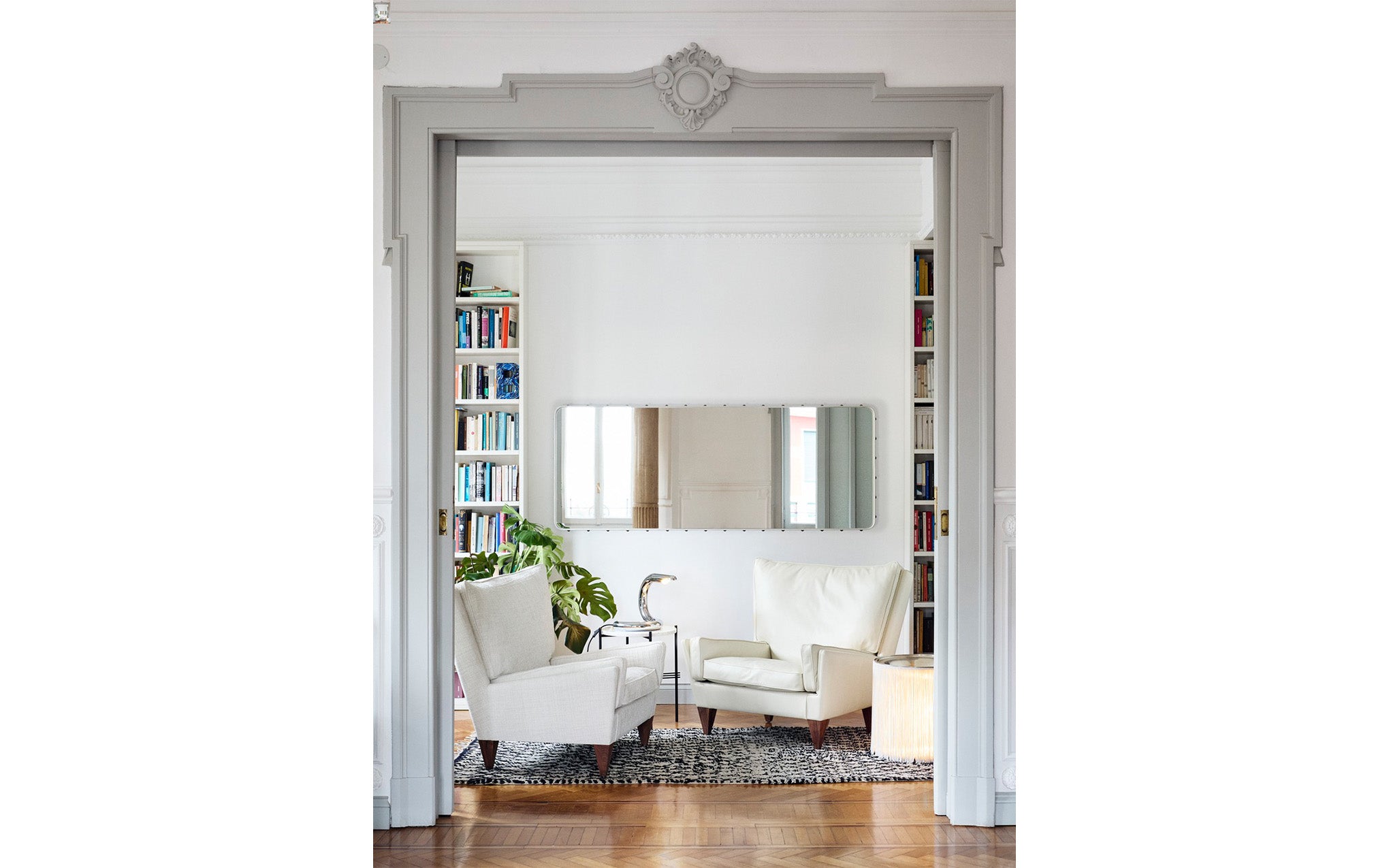 Adnet wall mirror - rectangular