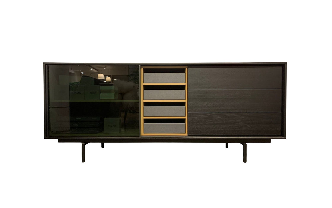 Ex-Display Aura sideboard - black stained oak