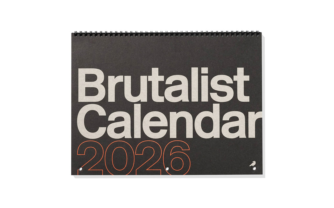 Brutalist Calendar 2026