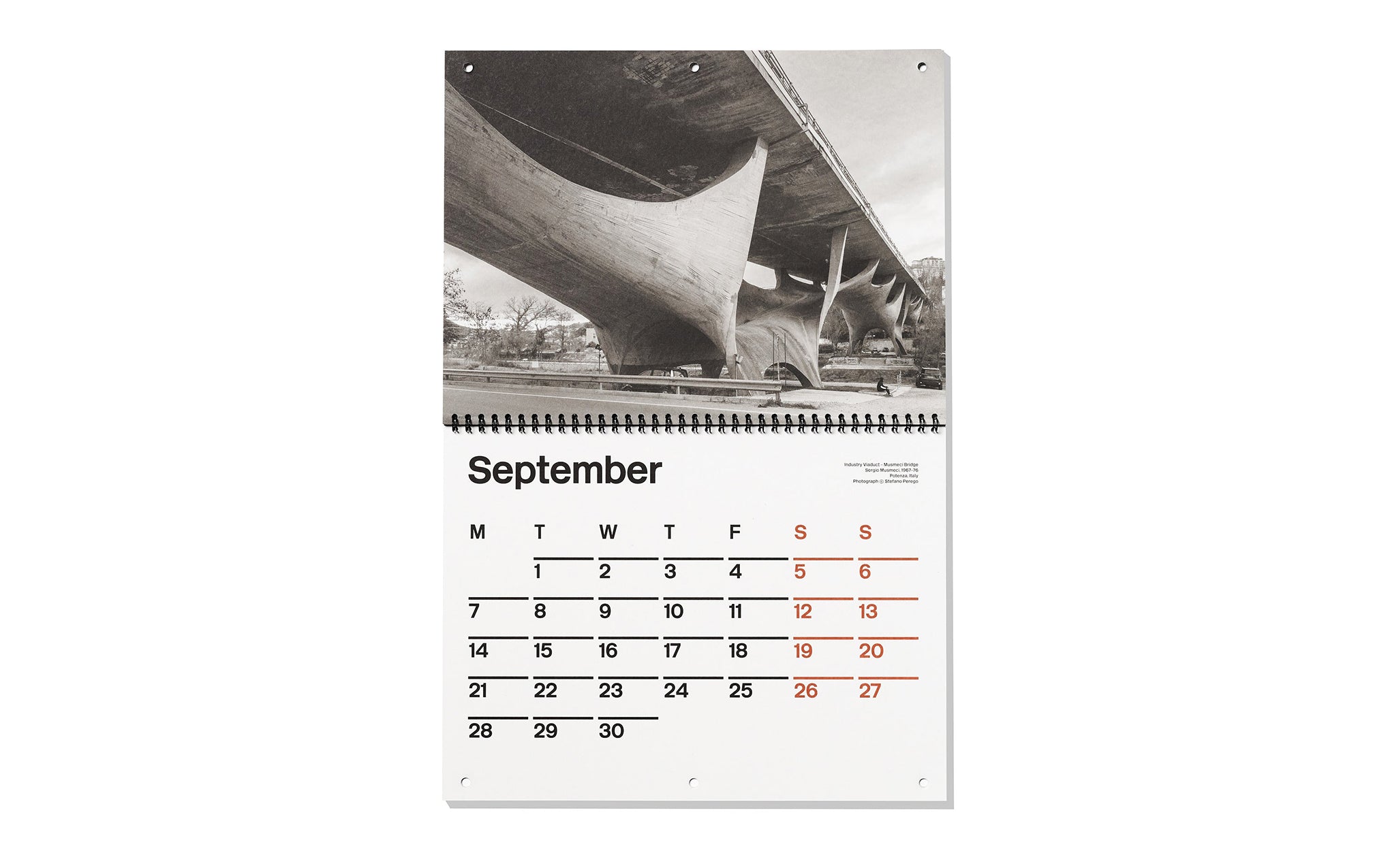 Brutalist Calendar 2026