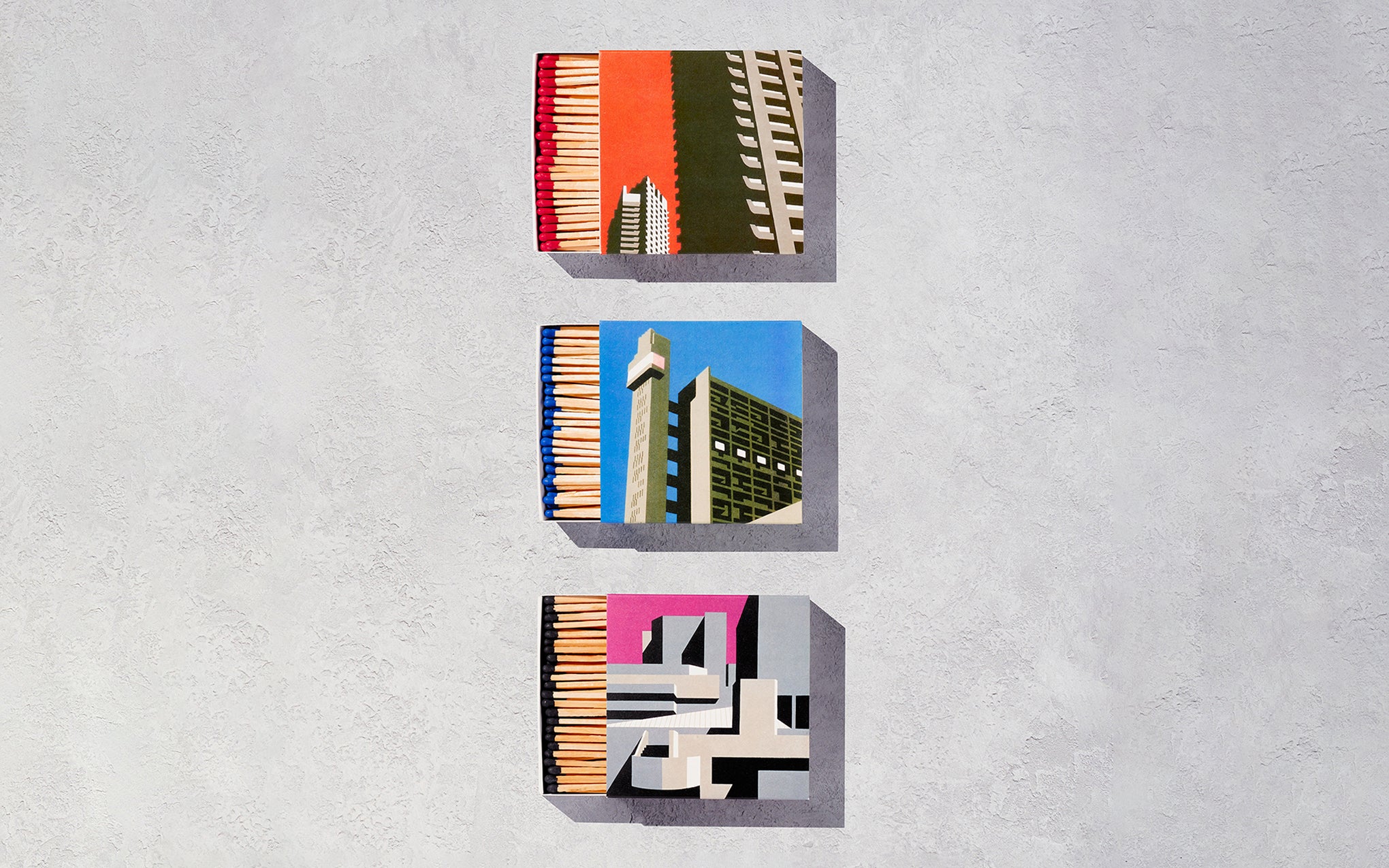 Modernist matchbox