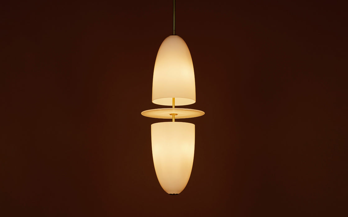 Trophy double pendant