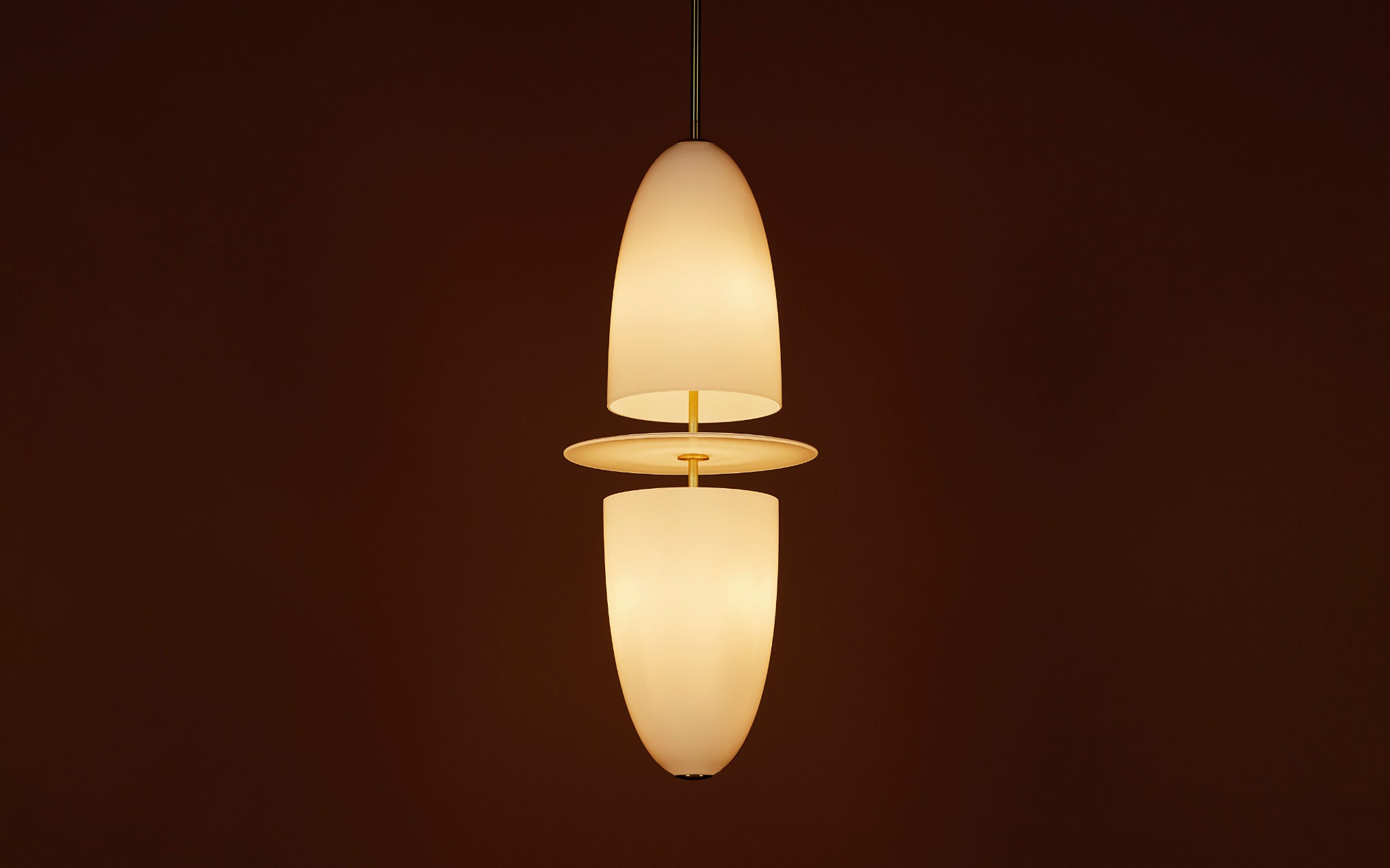 Trophy double pendant