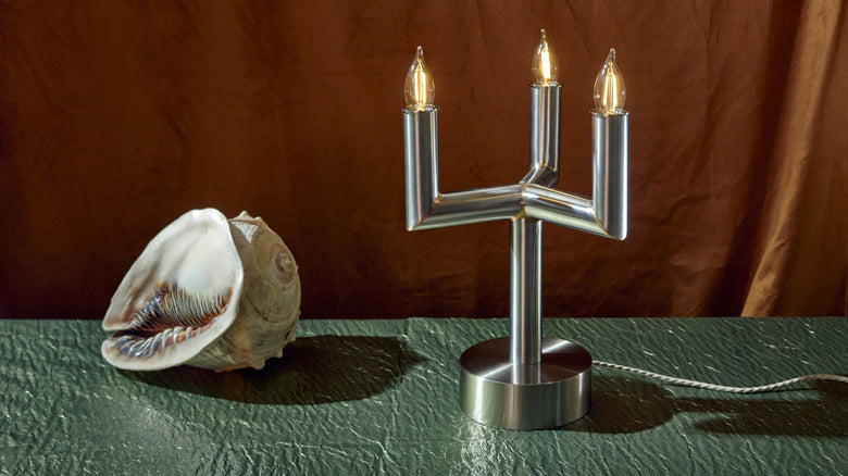 Candle table lamp