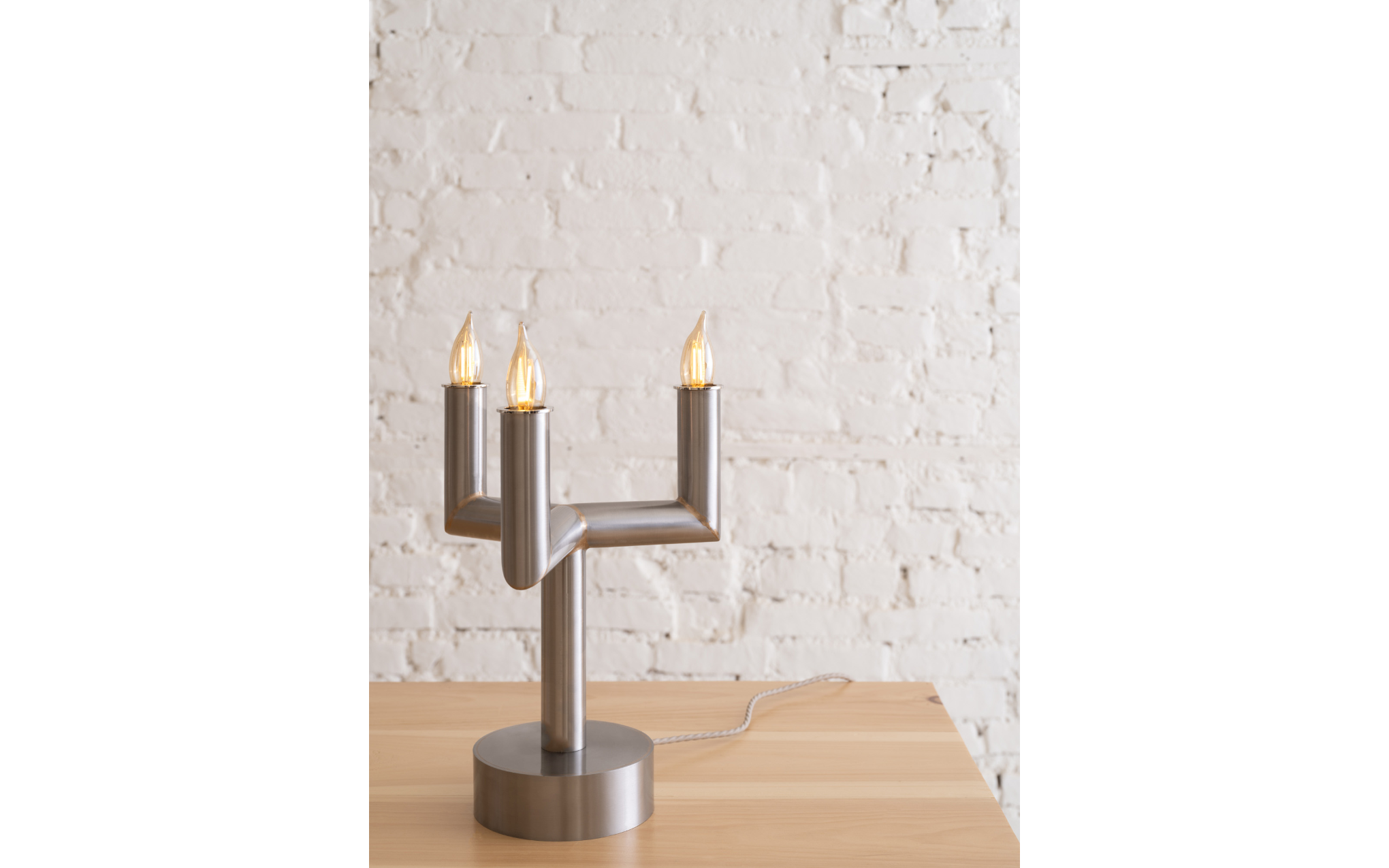 Candle table lamp