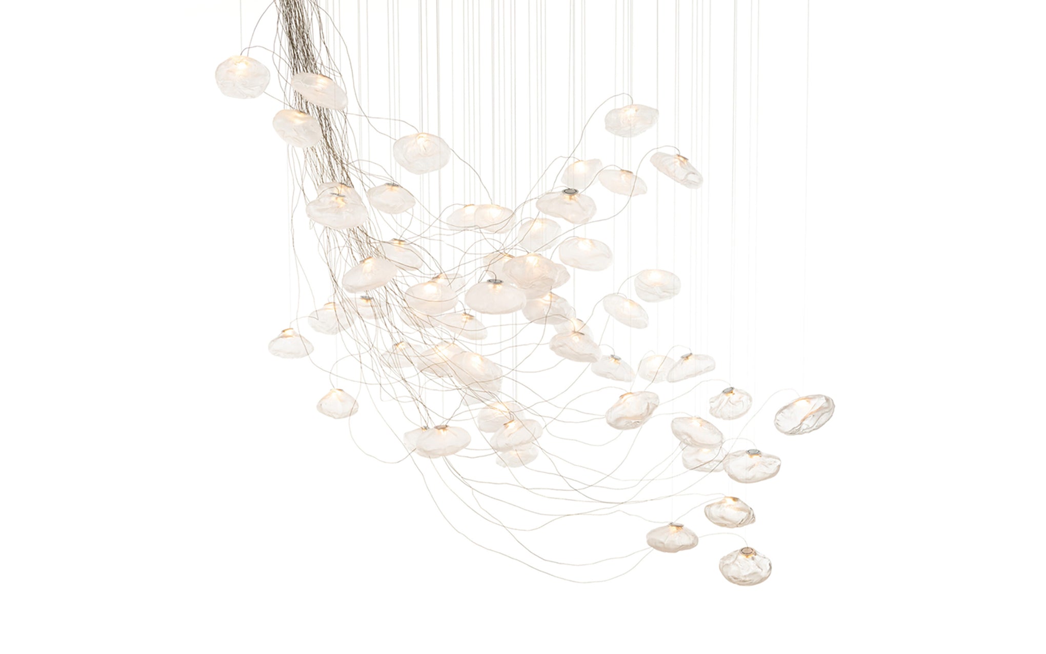 73 Random chandelier - sculptural cable