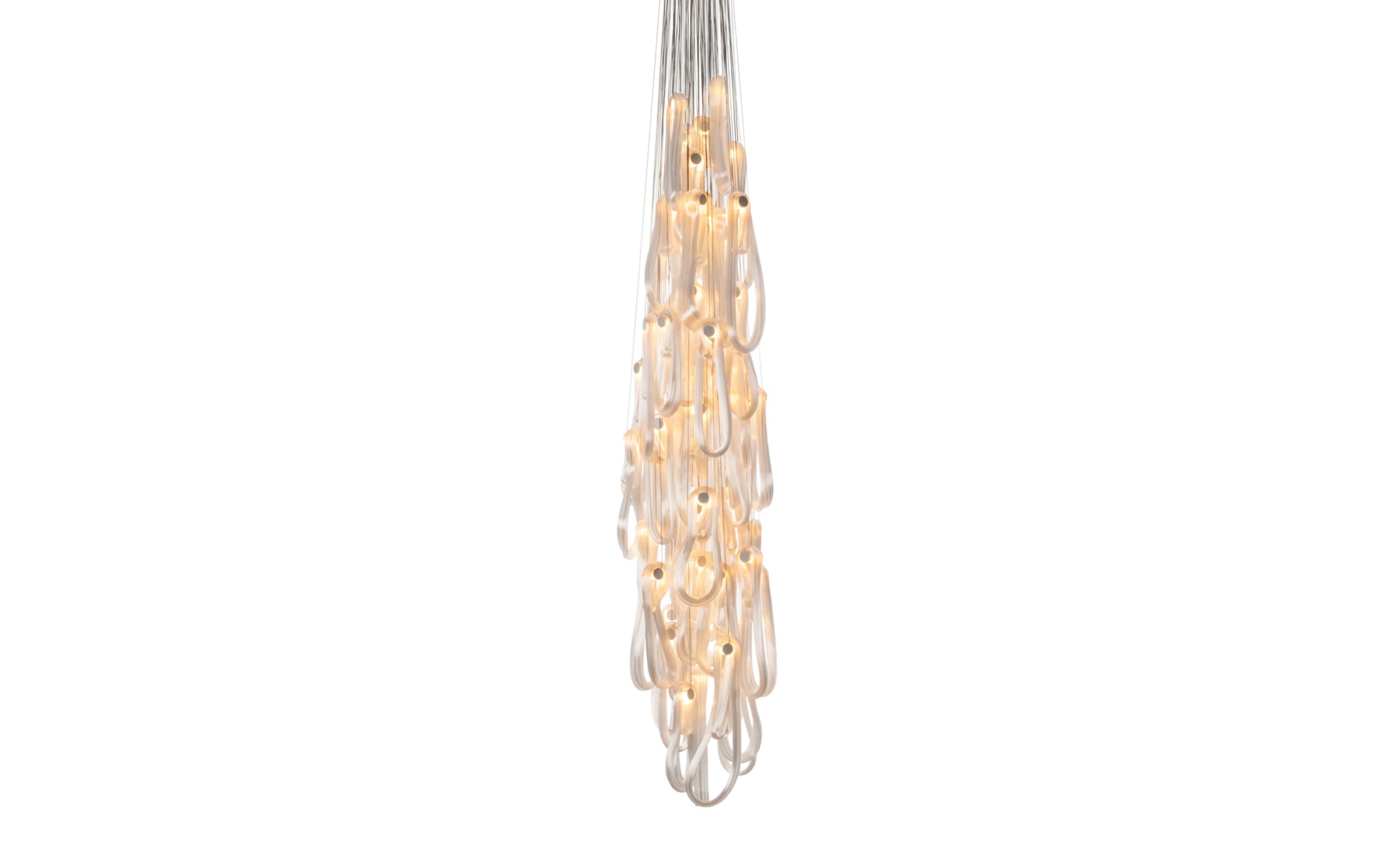 87 Cluster Column chandelier