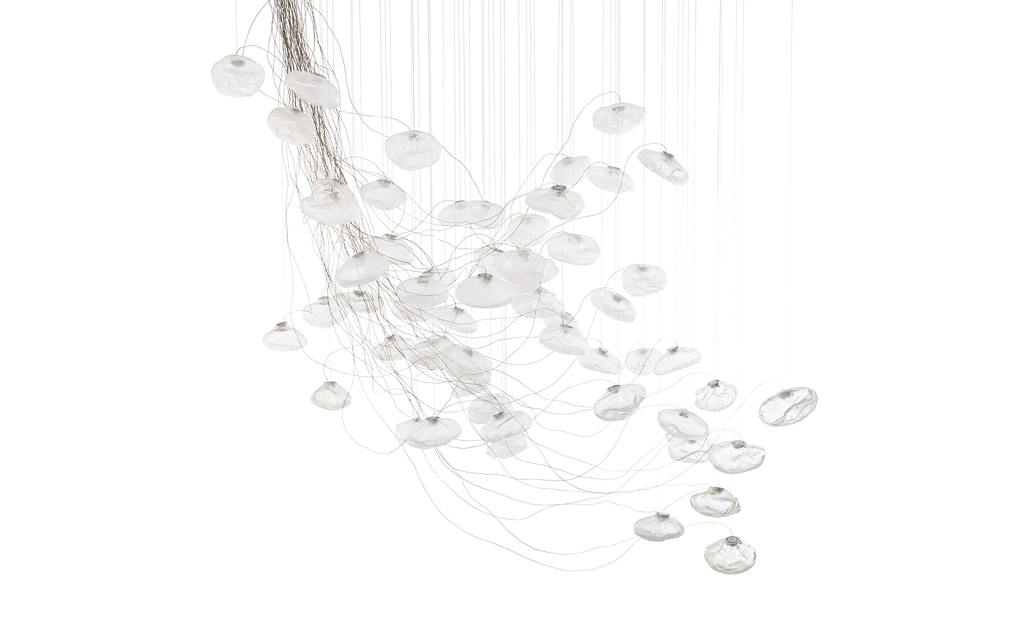 73 Random chandelier - sculptural cable