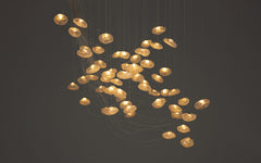 73 Random chandelier - sculptural cable