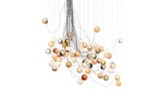 28 Random chandelier - sculptural cable