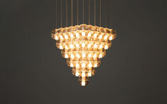 14 Geometric chandelier