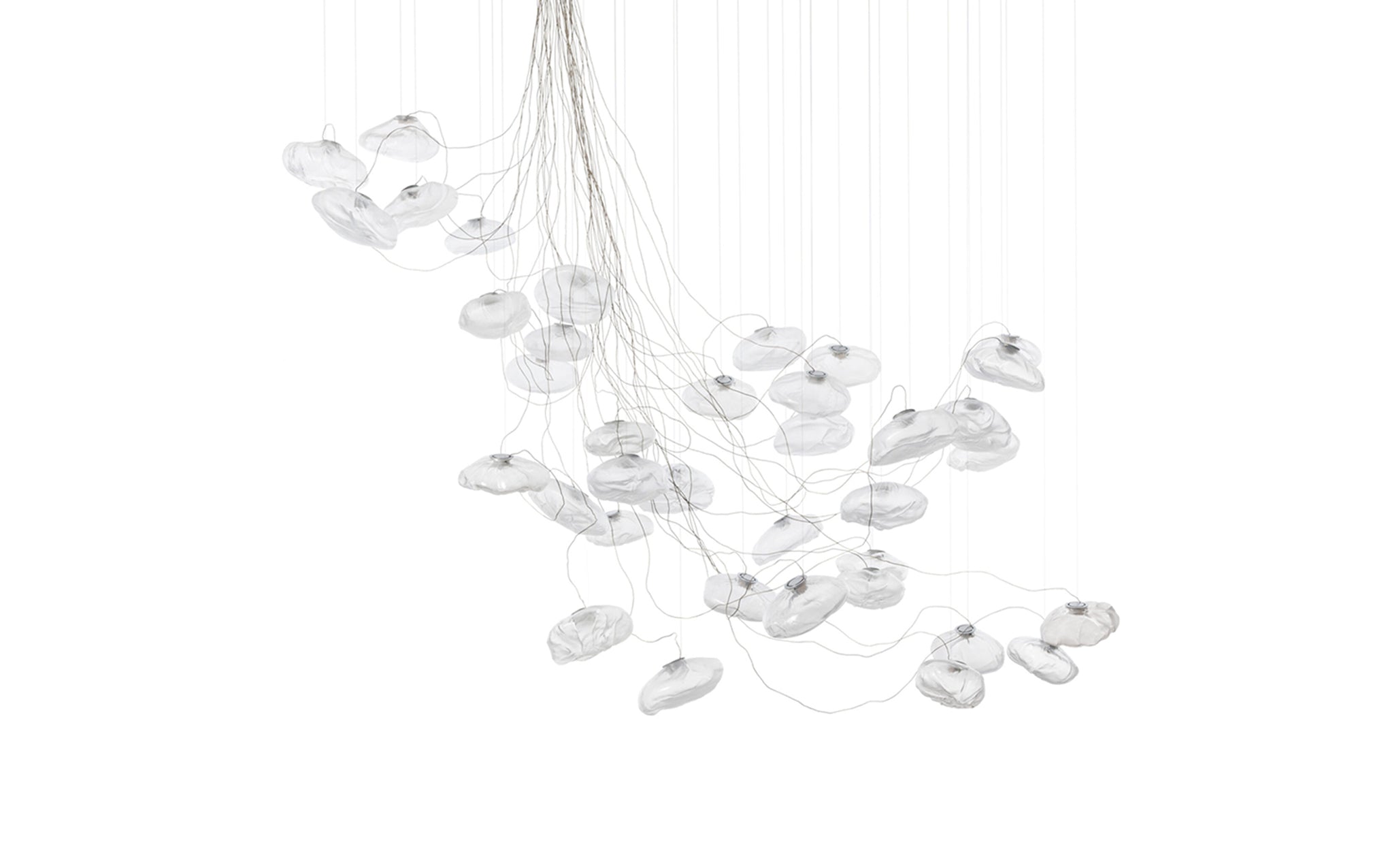 73 Random chandelier - sculptural cable
